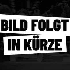 Banner im Foyer