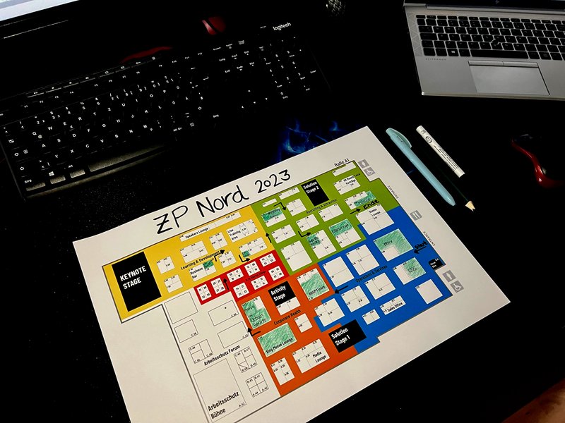 Hallenplan der ZP Nord 2023