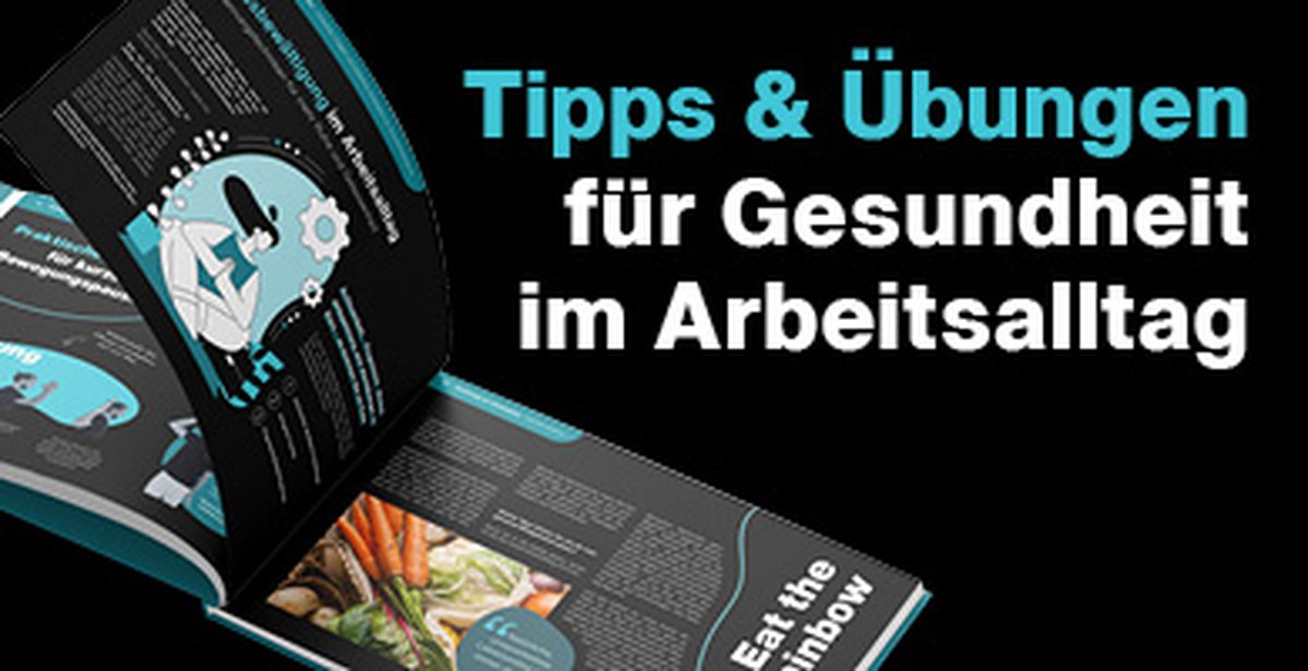 Schwarzer Hintergrundbild mit weiß und grüner  Schrift. Mit einem Buch auch in den Faben und das Logo von EGYM