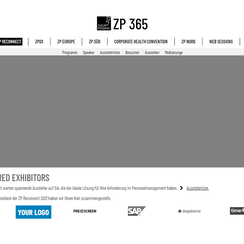 Featured Exhibitor auf der Website ZP 365: 1 Woche
