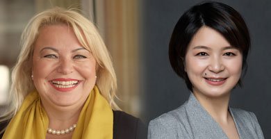 Foto von Tanja Friederichs und Grace Zhang