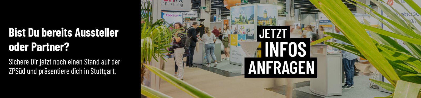 Bist du bereits Aussteller oder Partner? Frage jetzt Infos an