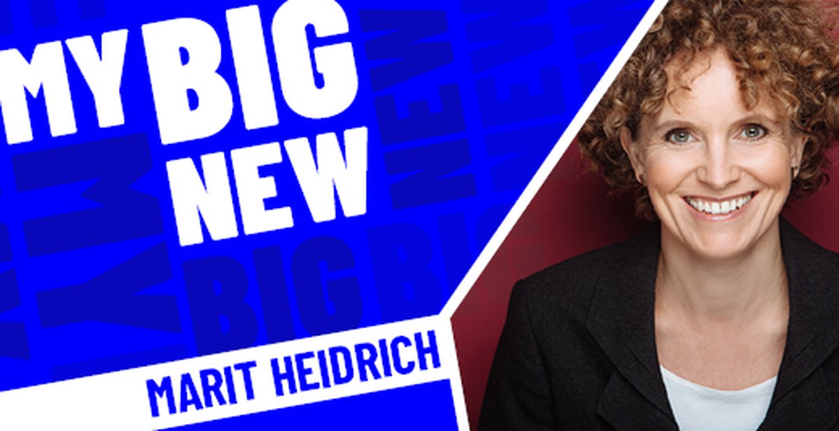 Portrait von Marit Heidrich auf der My Big New Grafik