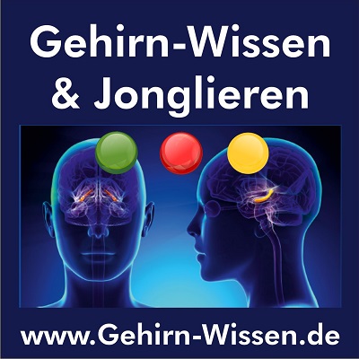 Gehirn-Wissen & Jonglieren Logo